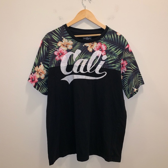 Tony Hawk Other - Tony Hawk Tropical Cali Black, Green & Pink Shirt size XL
